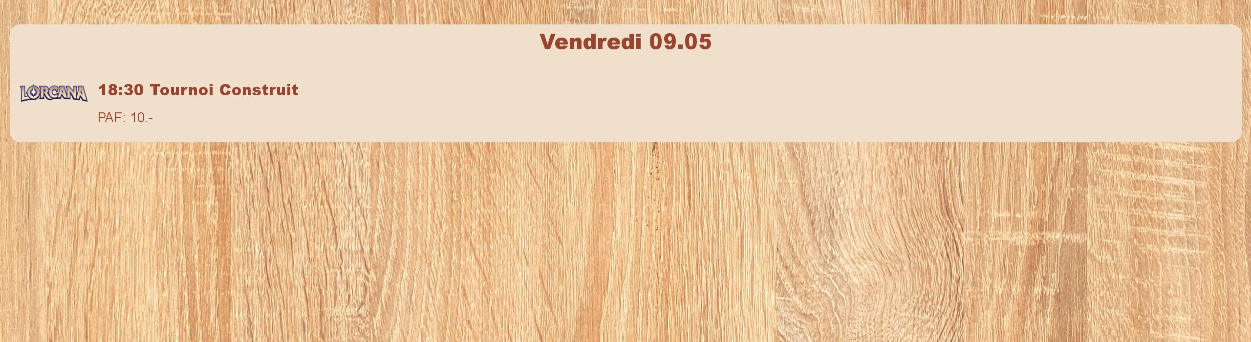 Evenements