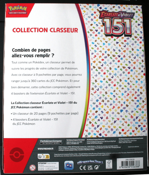 Pokémon Collection Classeur E&V 151 – Image 2