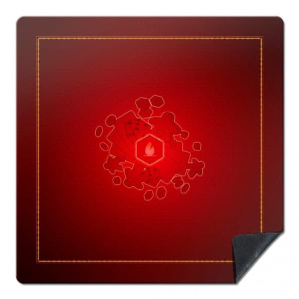 tapis de jeu 92x92 rouge