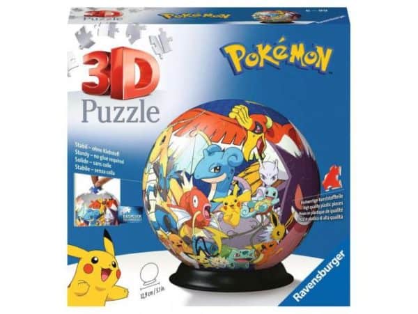 puzzle pokémon 3d sphère 72 pcs