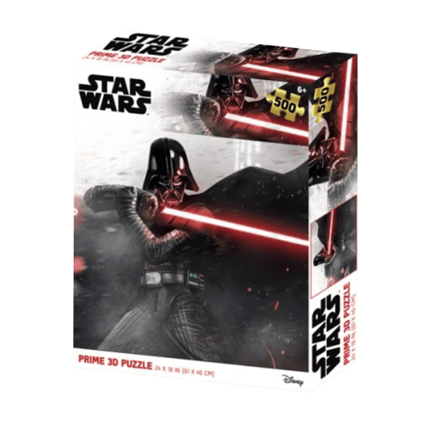 prime 3d puzzle star wars : dark vador 500 pcs 3d lentic