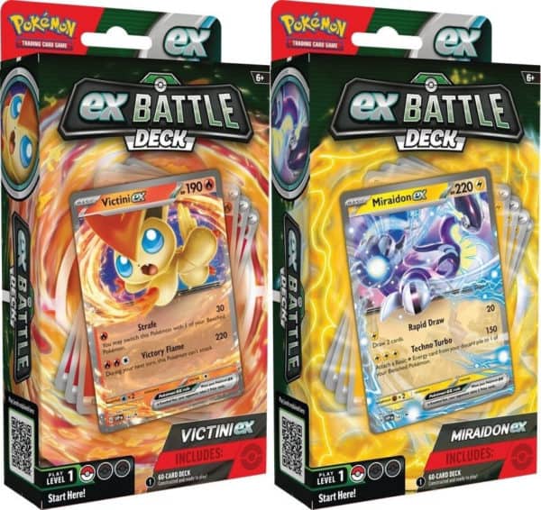 pokémon deck combat ex victini vs miraidon