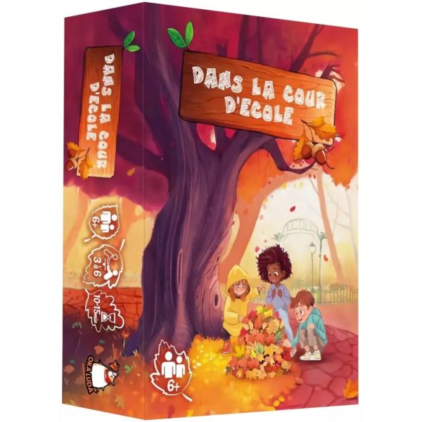 dans la cour d'école