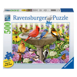 puzzle 500 pcs bain d'oiseaux