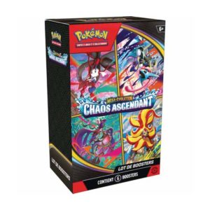 pokémon bundle de 6 boosters me04 chaos ascendant fr
