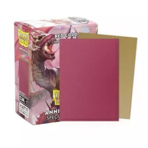 dragon shield dual matte pomegranate & gold
