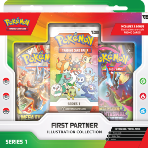 pokémon illustration collection first partners #1 fr